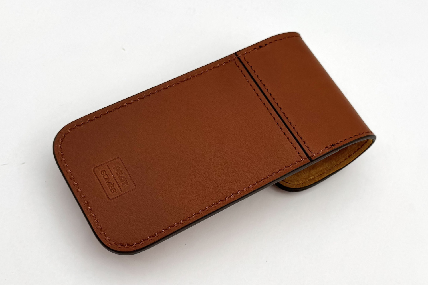 PILOTxSOMÈSLESaddleDesignSeriesBrown3PenCase_I